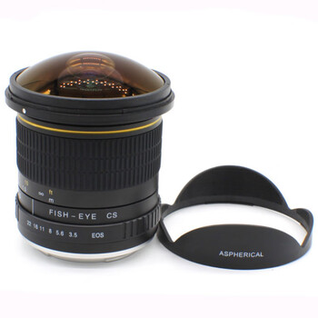 佳能canon尼康适用升级版8mm鱼眼广角镜头 人像风景超广角手动广角