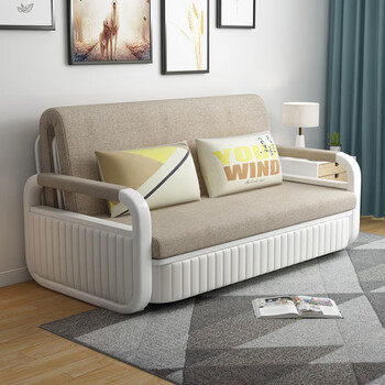 笔梵 可折叠沙发床两用带储物小户型客厅沙发多功能简约现代卧室办公