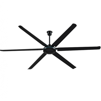 志高工业吊扇强力大风力大型大功率80寸2米车间仓库吊式电风扇 黑 80