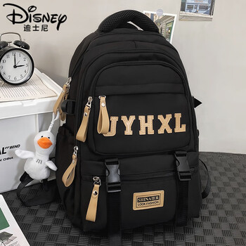 迪士尼(disney)儿童书包女生大学生高中男生字母背包初中生小学生旅游