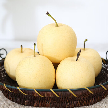 首衡河北皇冠梨脆甜现摘当季新鲜水果梨子 5斤装