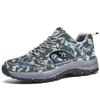 3515强人新式迷彩鞋男作训鞋春季透气越野跑鞋运动鞋训练胶鞋工作劳保