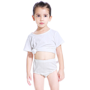 馨颂女童内裤纯棉儿童内衣三角裤短裤三角裤四件装12060