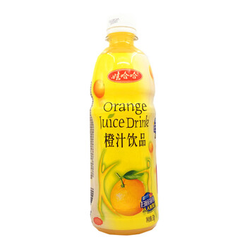 娃哈哈【2月】500ml*15瓶橙葡萄汁晶莹葡萄水蜜桃饮品鲜果橙包邮 甜橙