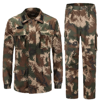 际华迷彩服套装男女户外加厚耐磨工作服劳保服战术教官军训服保安执勤