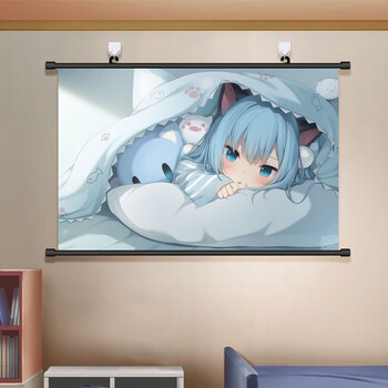 润华年猫羽雫猫娘二次元动漫海报宿舍卧室高清壁纸超大装饰挂画