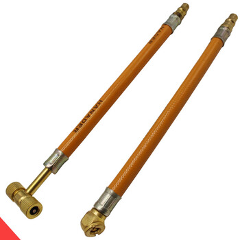 打气管打气筒双头摩托车 自行车单车 加气管 轮胎打气嘴加气咀hxm