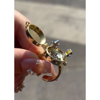 绿野客海绵宝宝派大星戒指ins风bff友谊好朋友指环送闺蜜创意礼物 好