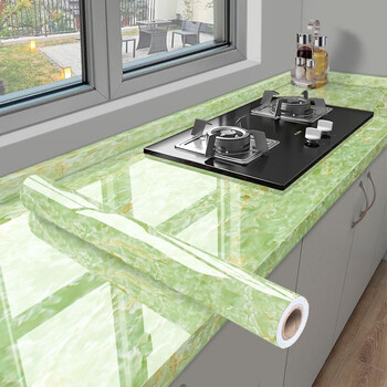 靖晨 厨房防油贴纸防水防油耐高温大理石贴膜自粘墙纸墙贴抽屉垫灶台