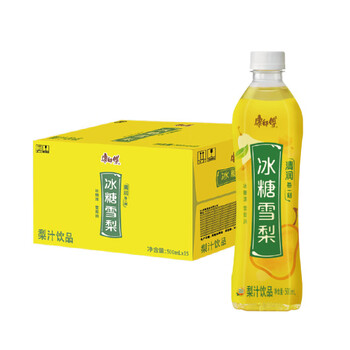 康师傅冰糖雪梨梨汁饮品量贩饮料整箱装500ml1516瓶冰糖雪梨500ml15