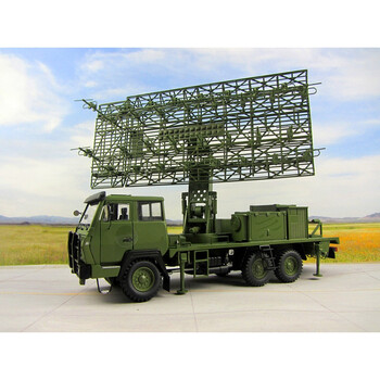 1:30中国04e型雷达车模型平板防空雷达车仿真合金成品摆件收藏