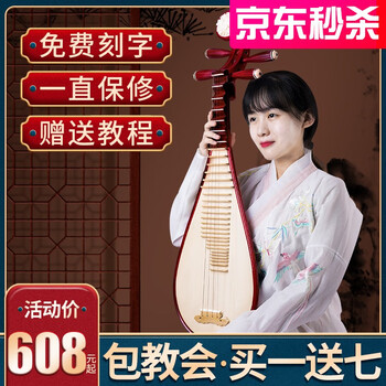 美音天使红木琵琶乐器初学入门成人儿童弹拔琵琶演奏民族乐器琵琶配件考级成人标准款素面 送教程 全套赠品 10年保修 图片价格品牌报价 京东