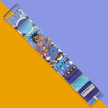 抖音新型创意黑科技杜邦纸纸手表papr watch中国版防水男女手表纸