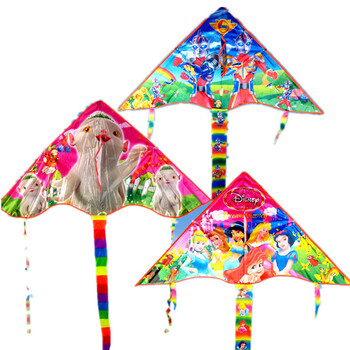 儿童礼物风筝儿童卡通风筝可爱公主小鸟喜羊羊光头强蝴蝶风筝 猪猪侠