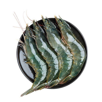 湘明有絮青岛大虾新鲜海虾对虾海鲜水产鲜活青虾超大基围虾冻虾白虾1