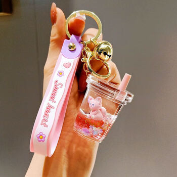 熊和他的小伙伴玲娜贝儿钥匙扣女可爱网红创意情侣学生书包挂饰小汽车