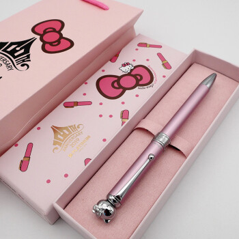 白金（PLATINUM）MWB-1000SKT多用笔 2色圆珠笔+铅笔 凯蒂猫 hellokitty 粉红色杆