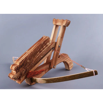 十字驽弓 迷你实木弩诸葛连弩男孩户外儿童玩具亲子射击运动竞技树脂