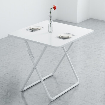 蔓斯菲尔折叠桌简易便携式手提桌小户型家用吃饭桌折叠餐桌单独桌椅
