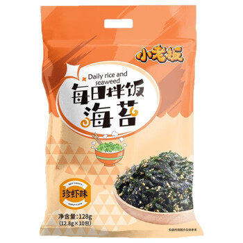 小老板每日拌饭海苔碎即食芝麻海苔紫菜儿童宝宝饭团寿司材料1袋珍虾