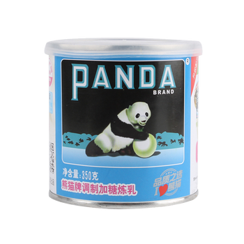 炼奶 面包蛋挞炼乳家用烘焙 炼乳 甜炼乳奶茶原料瑃润绣茗 熊猫炼乳