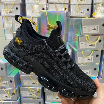 鞋秋季运动鞋男潮鞋跑鞋透气网鞋休闲鞋男士跑步鞋子男 adm20309黑色