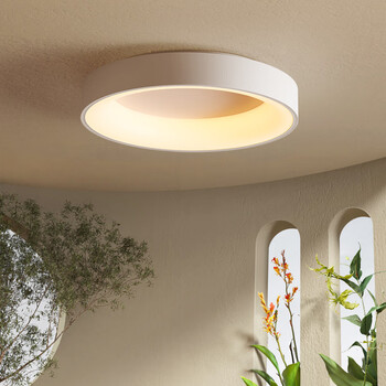 良时ls护眼卧室吸顶灯儿童房温馨现代简约创意艺术led超薄圆形厨房