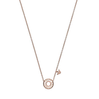 armaniarmani阿玛尼摩天轮项链毛衣链 金色锁骨链饰品银女士eg3457221