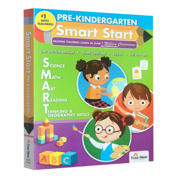 Evan Moor 聪慧启蒙系列 幼儿园小中班 Smart Start Grade PreK