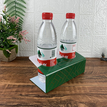 酒店矿泉水架亚克力饮架饮用水托架提示牌酒店饮品架宾馆会议室饮用水