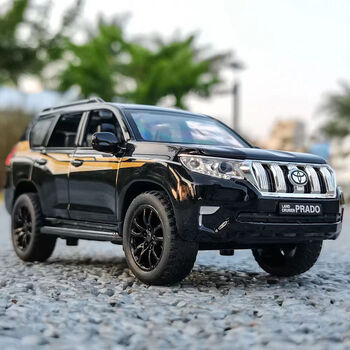 model)丰田霸道普拉多1:22仿真合金车模型儿童玩具车男孩小汽车摆件