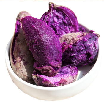 坏果包赔沙地紫薯新鲜红薯板栗番薯紫色地瓜批发现挖蔬菜小紫薯净重5