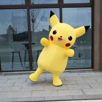 熊本熊网红熊布朗熊卡通人偶服装 抖音熊发传单行走求婚道具 皮卡丘