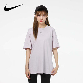 nike耐克短袖女装t恤2022夏季新款圆领休闲跑步运动服dh4256511主图款