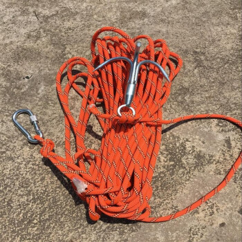 跃动 户外绳子登山绳应急绳救生装备绳套装 10米绳