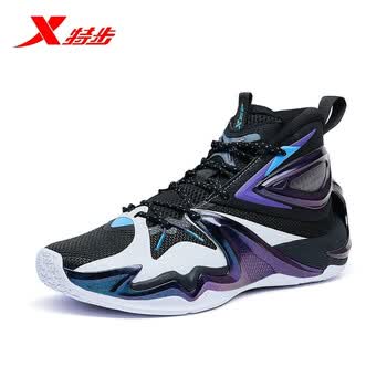 特步鏖战一代实战篮球鞋透气耐磨减震舒适百搭鞋子官方旗舰