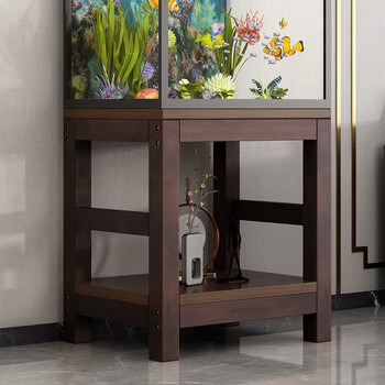 胡桃色鱼缸架704570高【图片 价格 品牌 报价】-京东