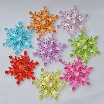 超大号亚克力雪花宝石玩具儿童幼儿园小孩子抓水晶六一儿童节礼物中