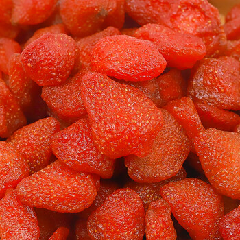 哺食旺草莓干果脯500g袋装儿童零食水果干芒果干组合商用烘焙原料草莓