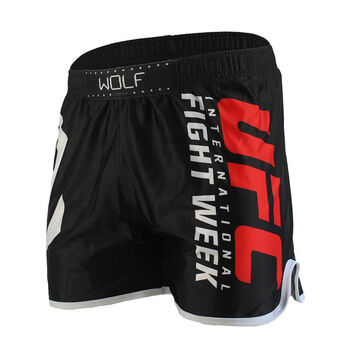 诺杰耀散打短裤泰拳裤子男女拳击服装运动健身mma自由格斗搏击训练