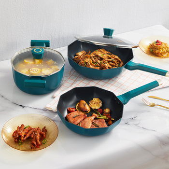 康宁(visions)康宁餐具ekco艺术家生活锅具三件套锅煎锅汤锅家用厨房