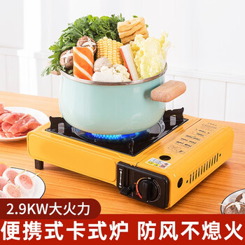 paulinepesery卡式炉户外便携式火锅炉野外炉具炉子卡磁煤气瓦斯炉