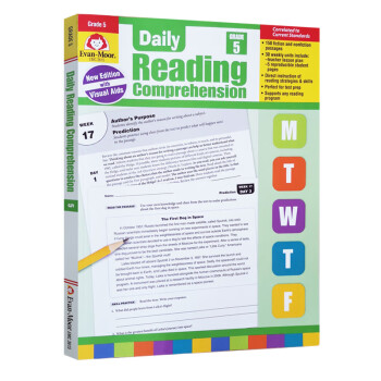 Evan Moor 每日练习系列丛书 阅读理解 完整版 五年级 Daily Reading Comprehension Grade 5 TE