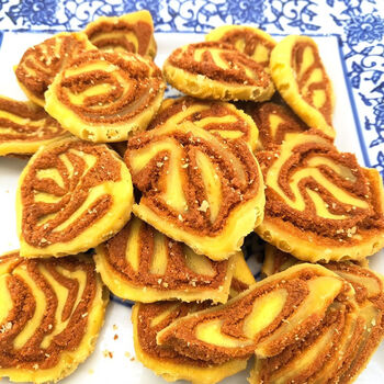 花果果油果子油炸食品甘肃兰州临夏特产清真小吃回族馍馍小麻花 猫