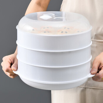 傲家微波炉蒸笼蒸盒专用加热保温容器带盖多功能器皿微锅炉热馒头神器