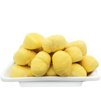 手工现剥罗田板栗生新鲜生板栗仁栗子甘栗仁板票仁去皮栗子米250g装5