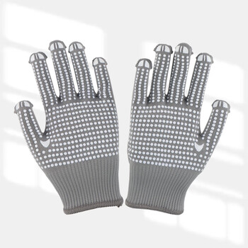 劳保手套工人工地施工作业防滑加厚耐磨透气胶粒手套gm575 6副 gm575