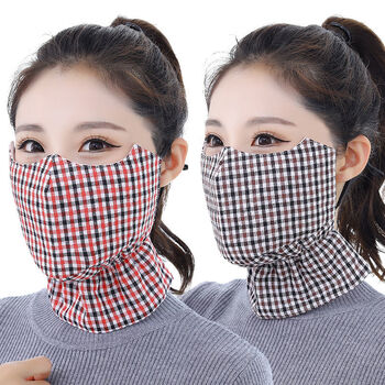 优桓 女士冬季口罩口罩女冬季保暖寒尘加厚大可水洗全包高颜值立体