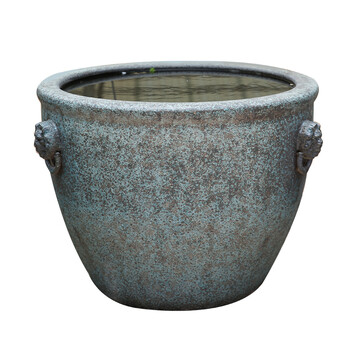 珠筠 景德镇陶瓷大缸庭院仿古老式大号陶瓷水缸门海大缸种树养鱼荷花