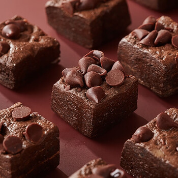 恒愎巧克力蕾高颜值饼干圣诞小零食糖果散装喜糖年货礼盒装 布朗尼巧